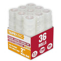 Tape King Clear Packing Tape | 60 Yards Per Roll Heavy Duty Packing Tape 2.7mil by TapeKing