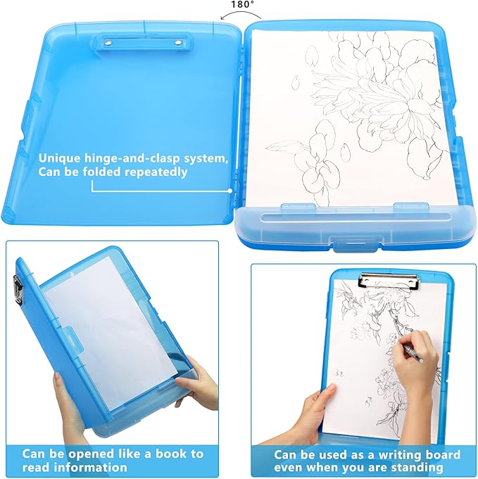 SFLHHDM Clipboards with Pen Holder, Legal Size Nursing Clipboard with Storage - Image 6