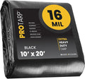 PROTARP Extra Heavy Duty 16 Mil Tarp Cover, Waterproof, UV Resistant, Rip and by Protarp