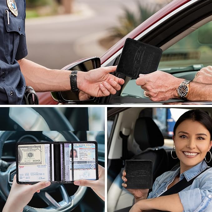 Car Registration and Insurance Holder, Vehicle Glove Box Car Organizer - Image 7