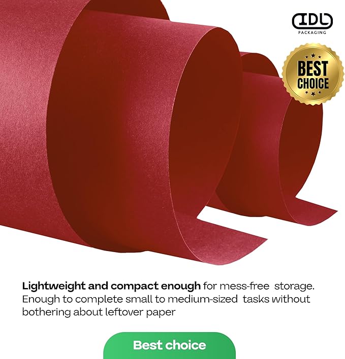 Christmas Red Kraft Paper Roll 36" x 2160" - Image 7