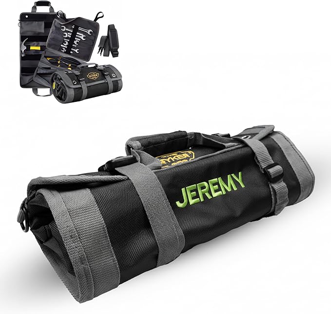 The Ryker Bag Customized Black Pro Tool Roll by TheRykerBag