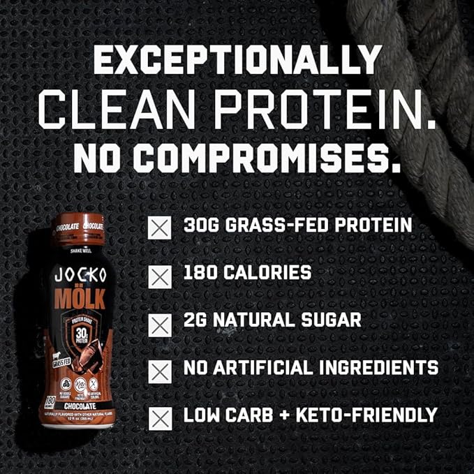 Jocko Fuel Mölk 30g Grass Fed Protein Shakes - Image 3