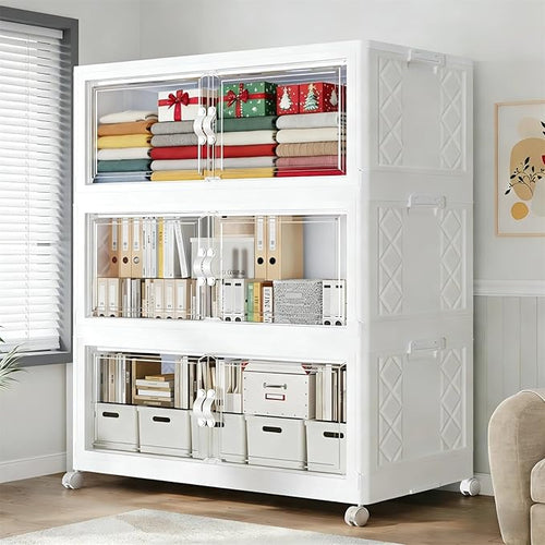 165Gal Stackable Storage Bins by KUYIGAME