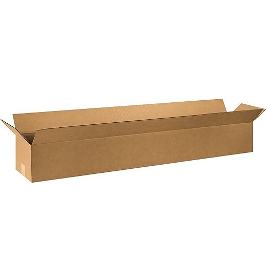BOX USA Shipping Boxes 48"L x 6"W x 6"H 25-Pack Long Corrugated Boxes by BOXUSA