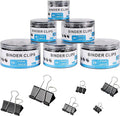 208 PCS Binder Clips Paper Clamps Assorted Sizes, Metal Paper Binder Clip by EFOK