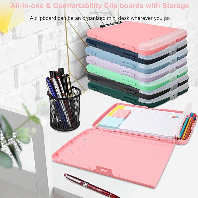 SFLHHDM Clipboard with Pen Holder, Legal Size Nursing Clipboards with Storage - Image 7