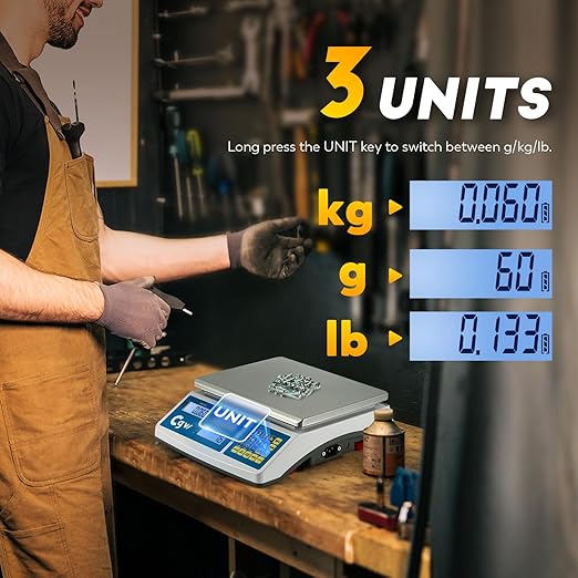 CGOLDENWALL Industrial Counting Scale lb/g/kg Digital Inventory Scale - Image 2