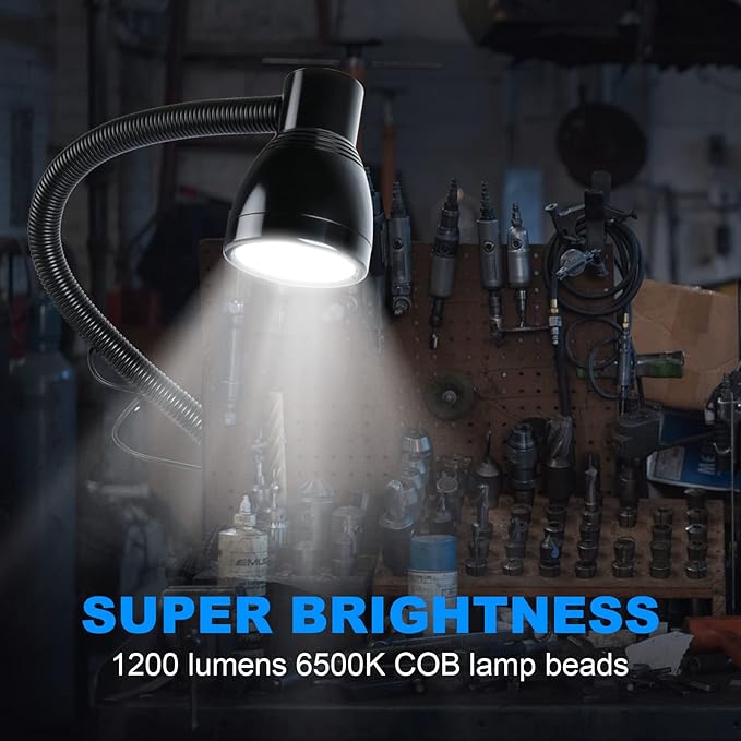 Flexible Work Light, 12W Machine Light, 1200 Lumen Flexible Work Light - Image 7