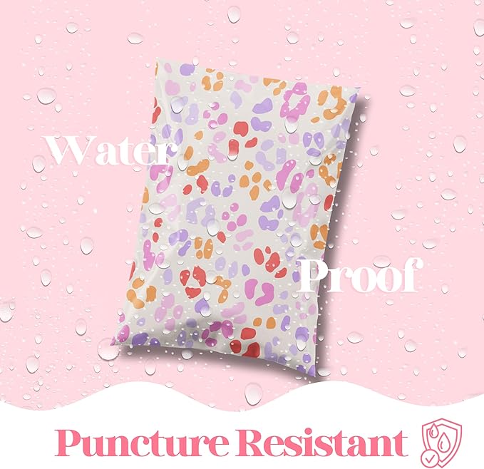 6x9 Designer Poly Mailer 100 Pack Heavy Duty Waterproof Self Seal Shipping Bags - Image 5