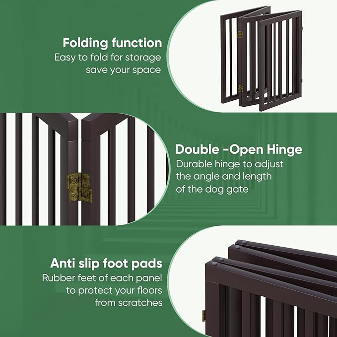 Freestanding Foldable Dog Gate - Image 4