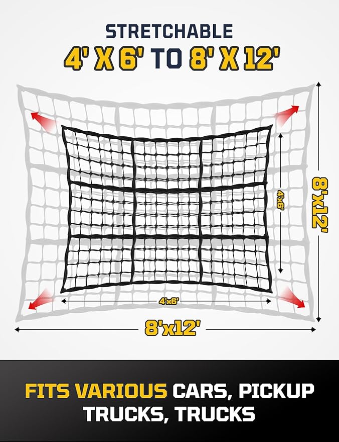 Cargo Net for Pickup Truck Bed - Image 3