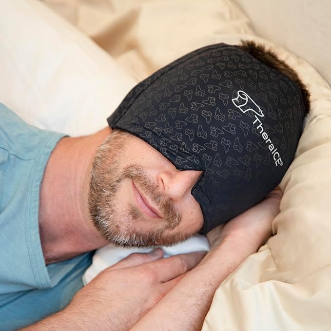TheraICE Migraine Relief Cap PRO, Headache Relief Cap, Ice Face Mask, Cold - Image 6