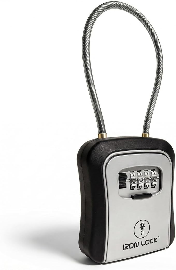 Iron Lock® Key Lock Box Portable by IronLock
