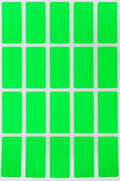 Royal Green Small Label Tags Stickers in Neon Green 1.57 inch x 0.75-2000 Pack by RoyalGreen