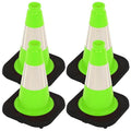 OrangeStar 12" Traffic Cones 4-Pack, Parking Lots, Construction | Indoor & by OrangeStar