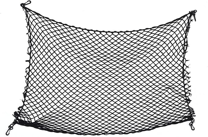 Car Trunk Storage Organizer Elastic Mesh Net, Cargo Retention Net by Klanata