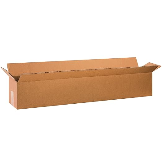 BOX USA Shipping Boxes 36"L x 6"W x 6"H 25-Pack Long Corrugated Boxes by BOXUSA