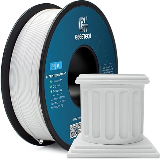 Geeetech 1.75mm PLA 3D Printer Filament, 1kg Spool, Upgrade Tidy Winding - Image 2