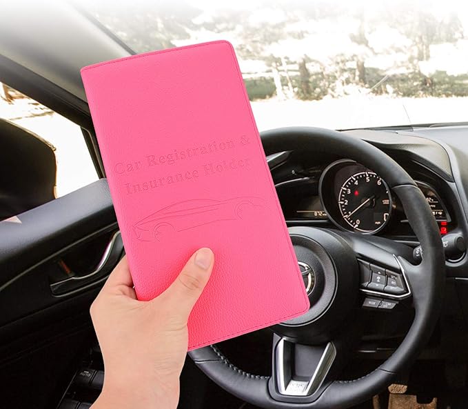 Cacturism Car Registration and Insurance Holder, Car Accessories Vehicle Glove - Image 8