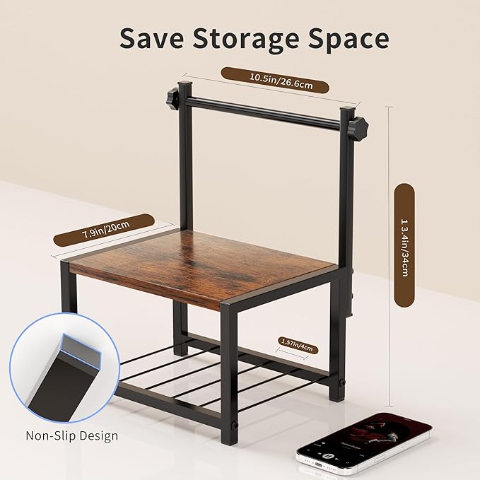 Label Holder for Rolls and Fan-Fold Labels, Sturdy Thermal Sticker Holder for - Image 4