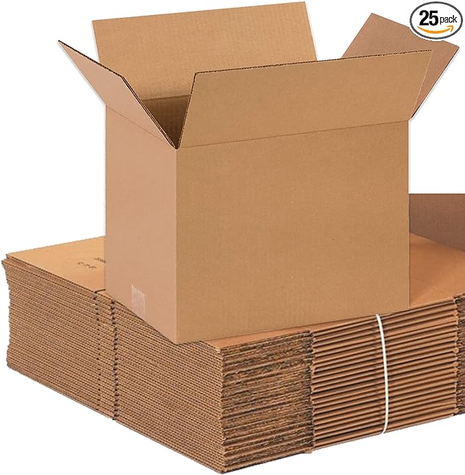 AVIDITI 14 x 10 x 10 Corrugated Cardboard Boxes, Medium 14"L x 10"W x 10"H by BOXUSA