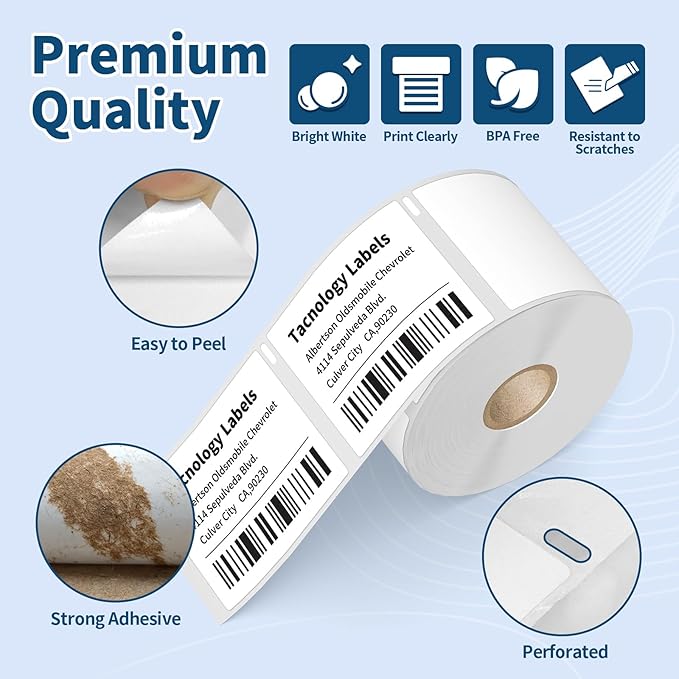 16 Rolls 6400 Labels Compatible - Image 3