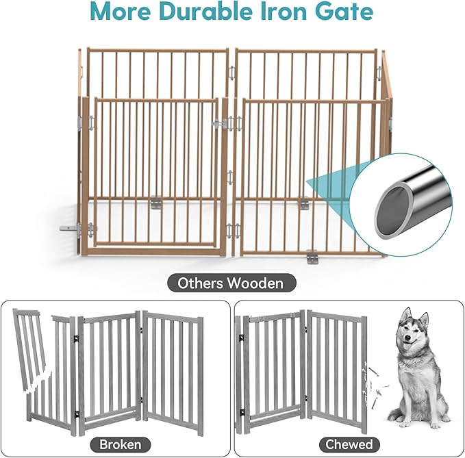 No Pawblems Free Standing Dog Gate - Image 2