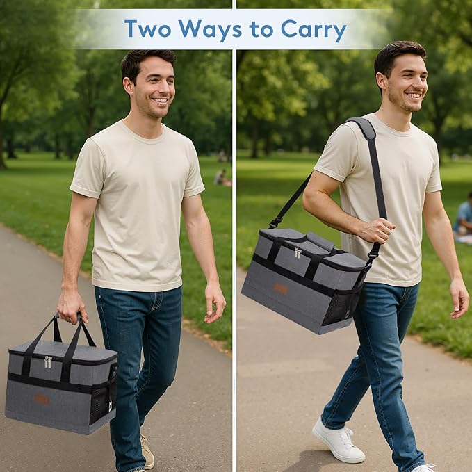 Lifewit Cooler Bag 30/50/60 Cans Collapsible and Insulated Large Lunch Bag - Image 6