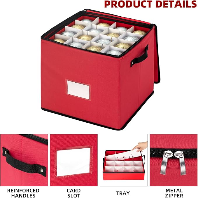 inin Christmas Ornament Storage Box - Image 6