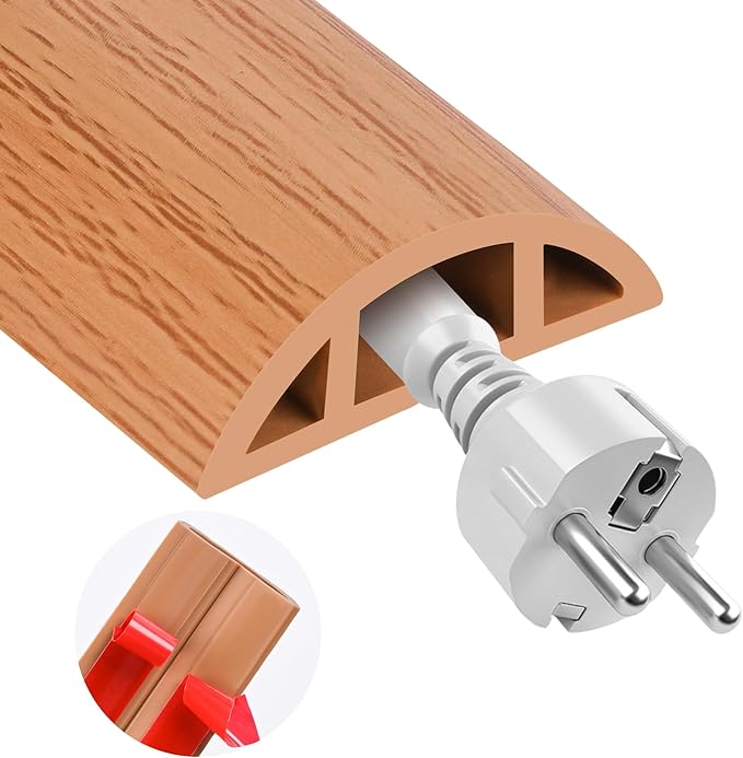 MYFAMIREA 3.3FT Floor Cord Cover by MYFAMIREA