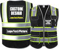 BeautyWill Custom Logo Safety Vest Class2 High Visibility Reflective Vest by BeautyWill