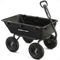 Gorilla Carts Heavy-Duty Poly Yard Dump Cart, 6 Cu Ft Tub, 1200 lb Haul Capacity by GorillaCarts