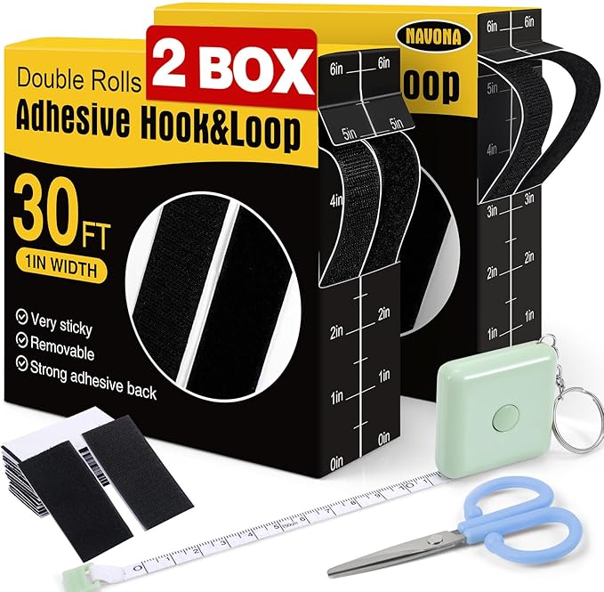 Navona 2 Boxes Heavy Duty Hook and Loop Strips by Unknown