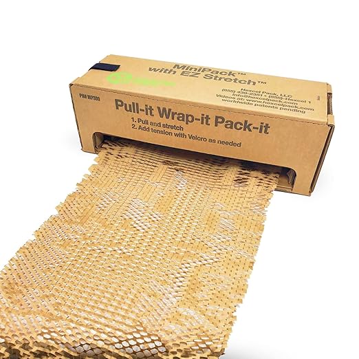 IDL Packaging HexcelWrap Cushioning Kraft Paper 15.25" x 300' in Self-Dispensed by IDLPackaging