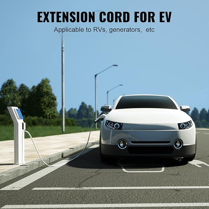 VEVOR 50 Amp RV Extension Cord, 15 ft, Heavy Duty STW 6/3+8/1 AWG RV Power Cord - Image 7