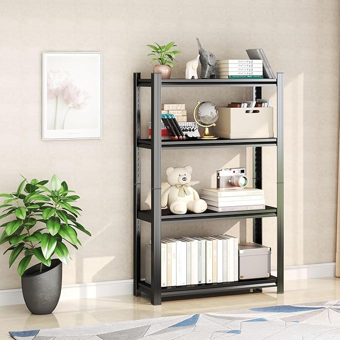 Storage Shelves, Garage Metal Shelving Unit, Adjustable, Double-Layer Column - Image 3
