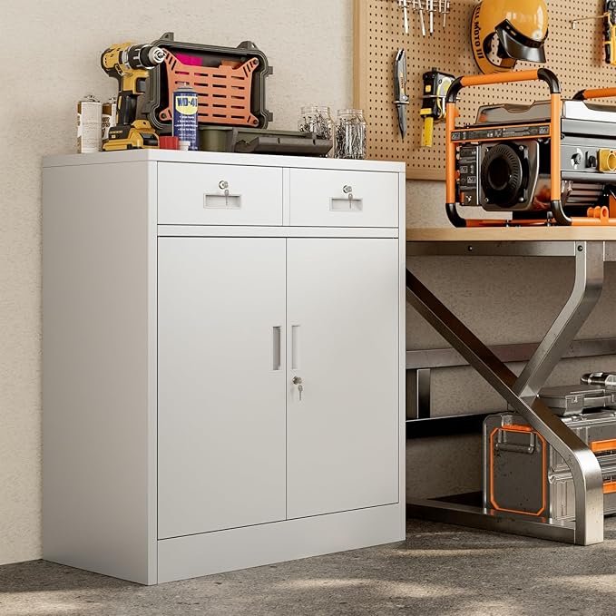 BESFUR Metal Storage Cabinet - Image 9