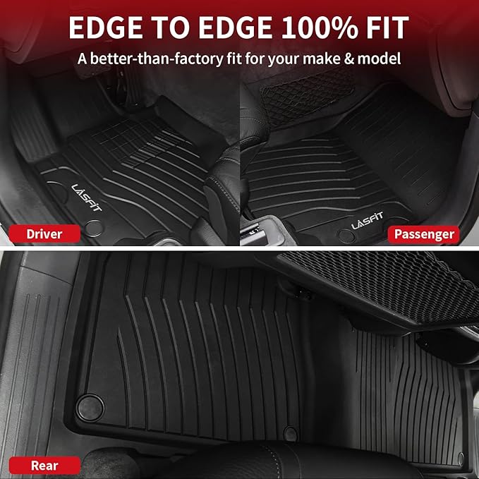 LASFIT Floor Mats for Mercedes Benz GLE SUV 2020-2026 350/450 / 450e / 580/53 - Image 5