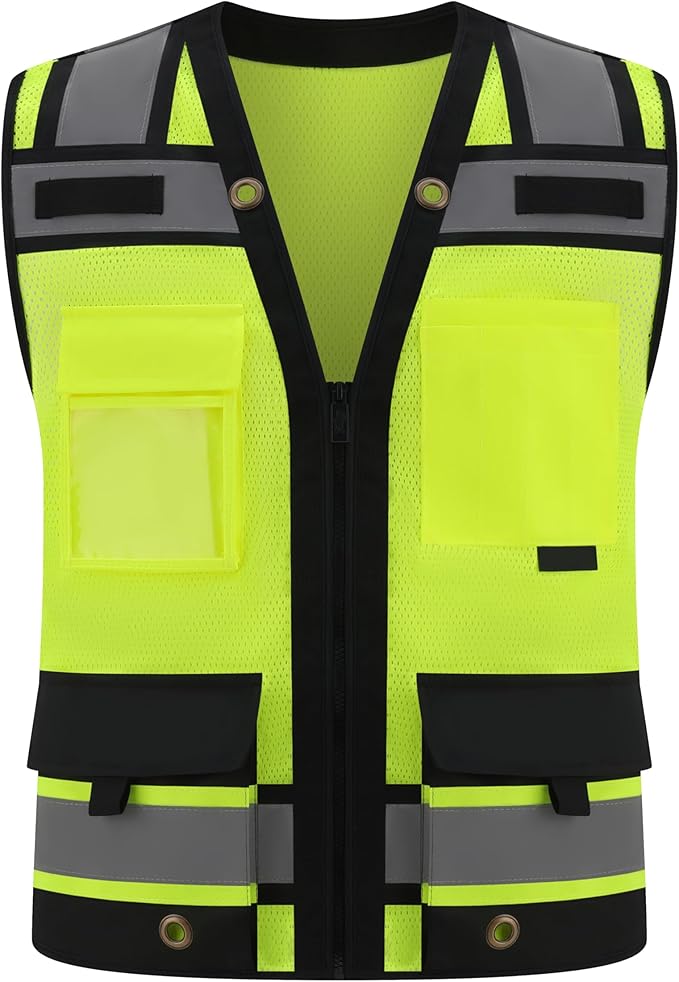 Class 2 High Visibility Reflective Safety Vests Women & Men by Gasoline