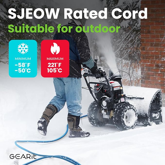 GEARit Outdoor 12 AWG Gauge 3 Prong Plug, Extension Cord, Ultra Heavy Duty SJEOW - Image 5