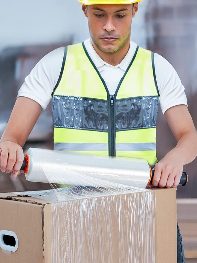 JARLINK 2 Pack Stretch Film, Industrial Strength Stretch up to 650% Stretch - Image 7