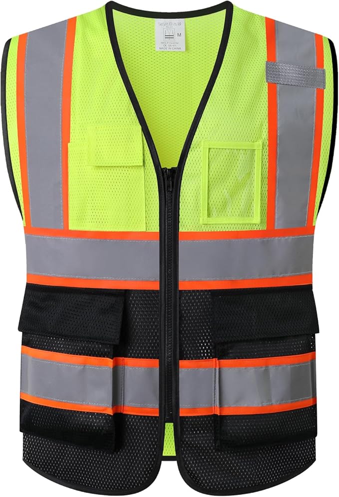 Reflective Mesh Safety Vest for Men Women by Ekkosafety