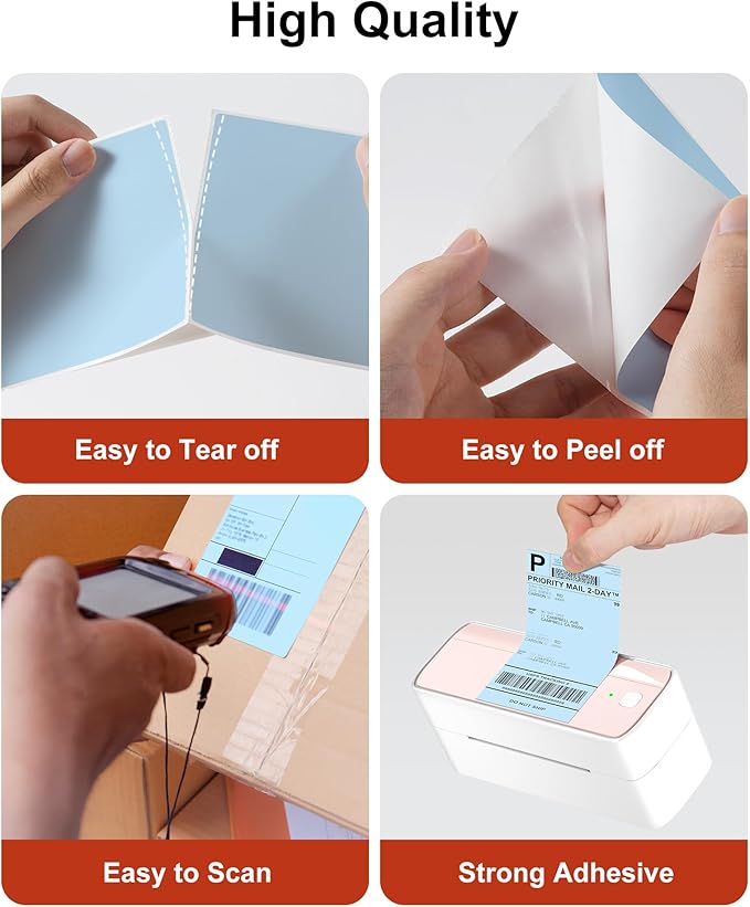 Phomemo 4x6 Thermal Labels for Shipping Label Printer - Image 4