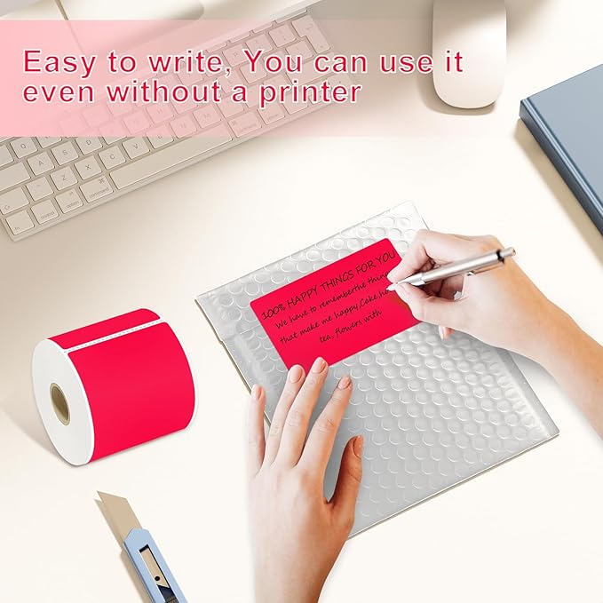 3 X 5 Inch Printable Waterproof Rectangle Color Coding Labels, 300 Per Roll - Image 5