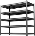 72''H Garage Storage Shelves, 5Tier Heavy-Duty Metal Shelving Unit, by Beaunatixx