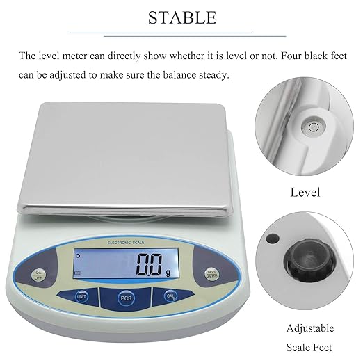 CGOLDENWALL Lab Scale 30kgx0.1g Digital Precision Scale Electronic Balance - Image 3