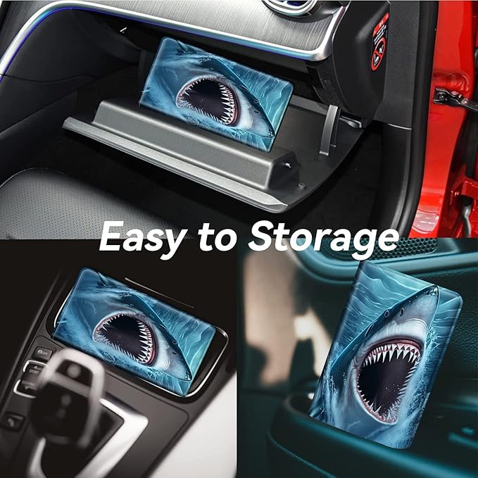 Car Registration and Insurance Holder, Leather Car Glove Box Organizer - Image 4