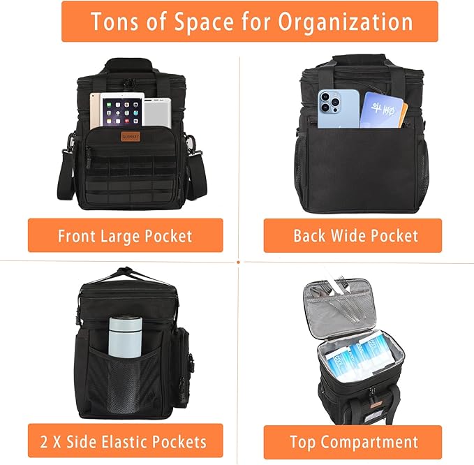 Tactical Insulated Lunch Bag Lunch Box - Image 2