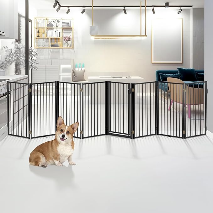 Metal Freestanding Dog Gates - Image 7